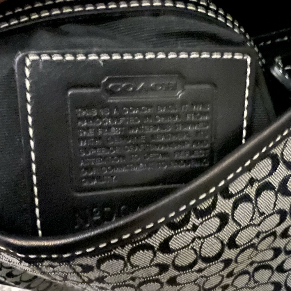 Black Patterned Women's Bag - Picture 4 of 4